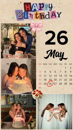 BIRTHDAY 26 MAY