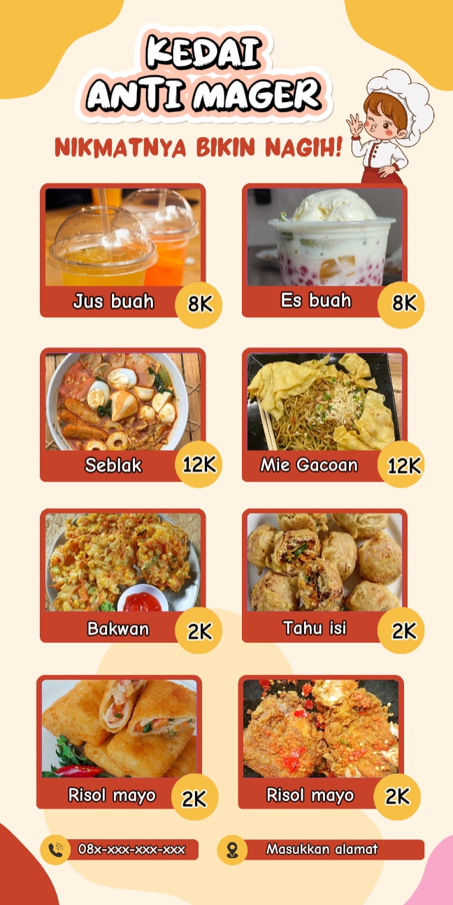 cerita jual makanan 