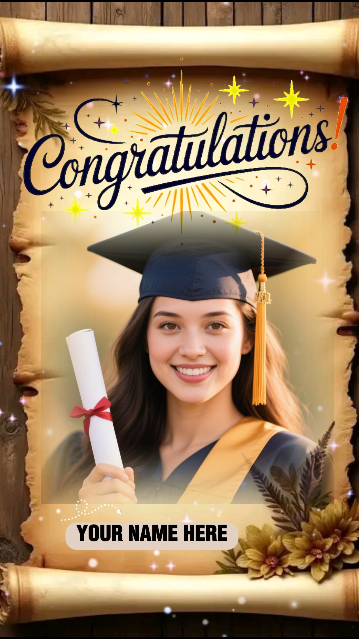 Plantilla de graduación