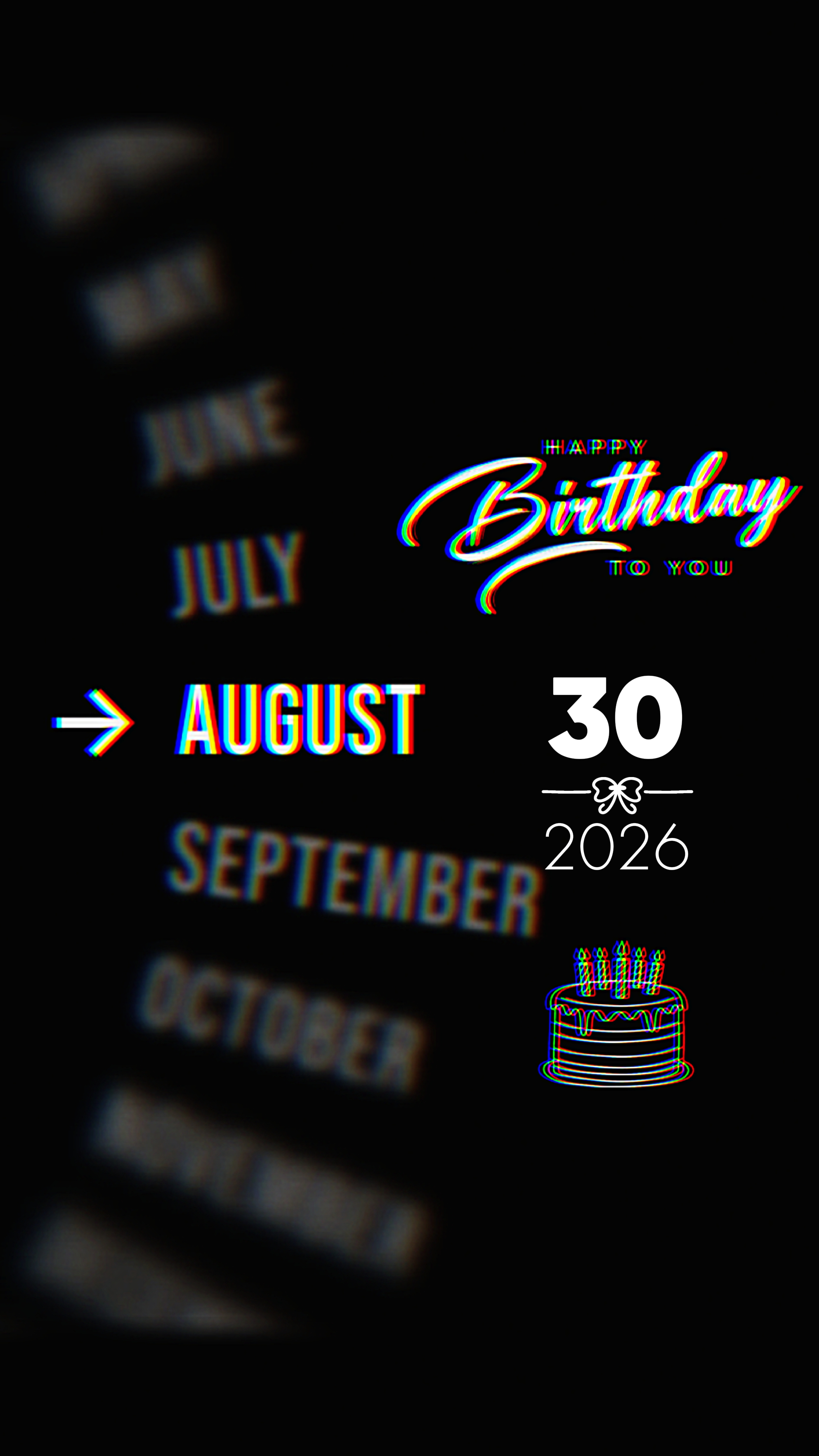 ULANG TAHUN 30 AGUSTUS