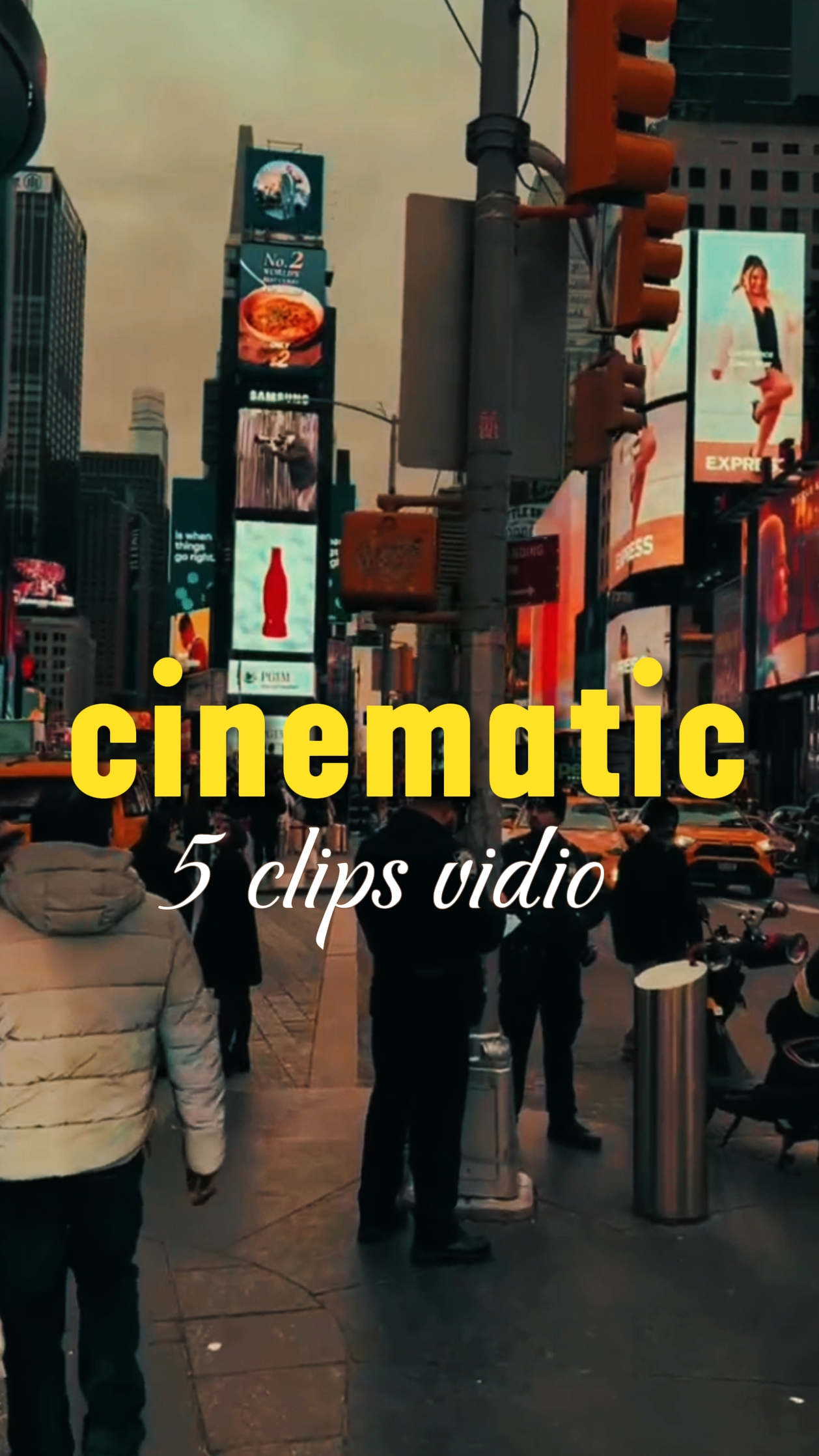 5 clips cinematic 