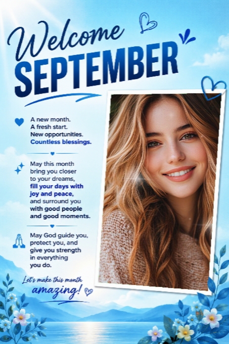 WELCOME SEPTEMBER