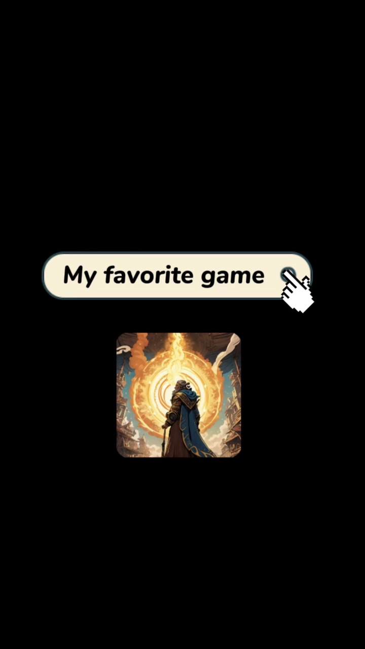 Game Industry Product Display Search UI TikTok Style