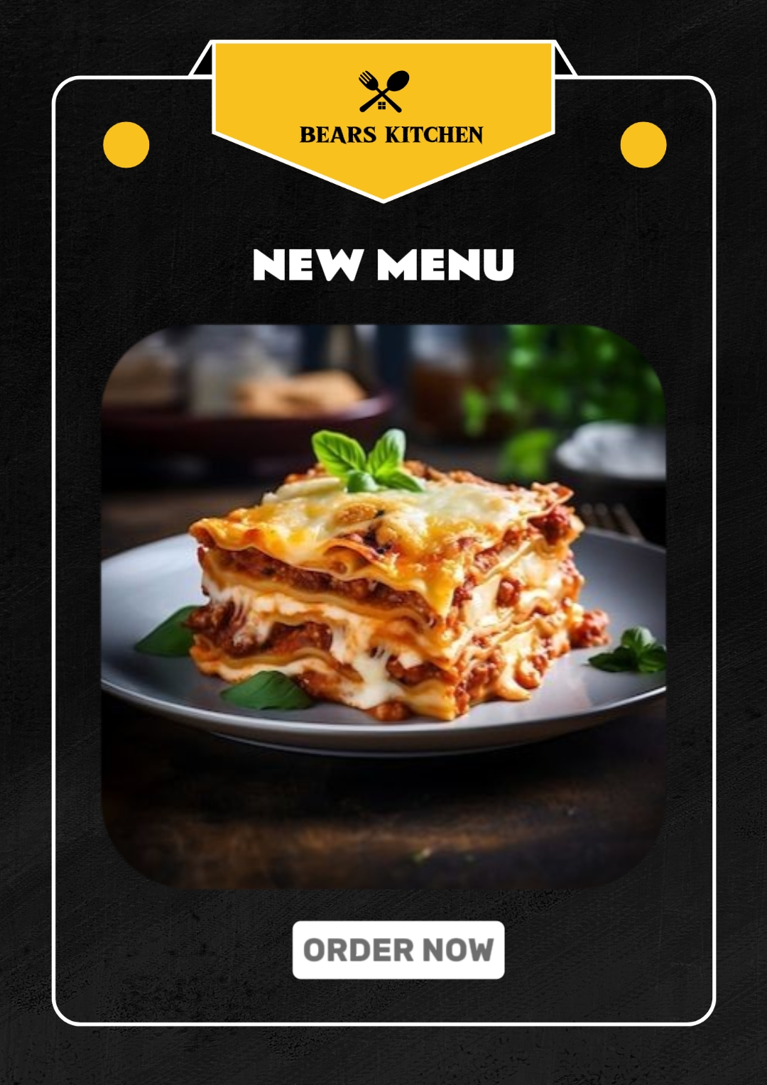 Novo menu 