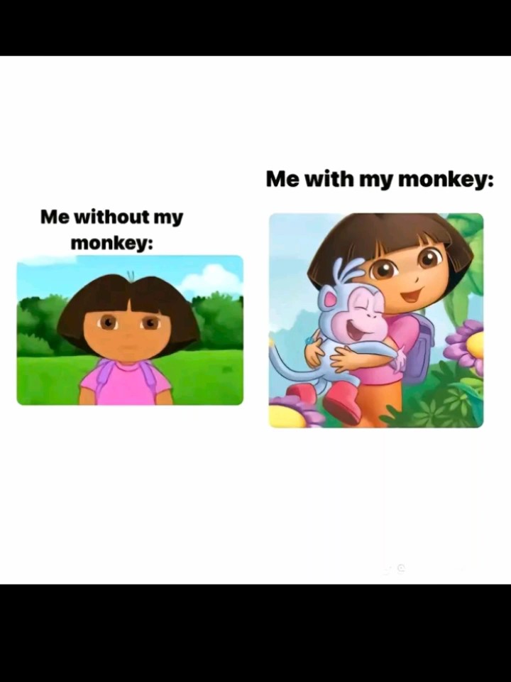 with monkey
