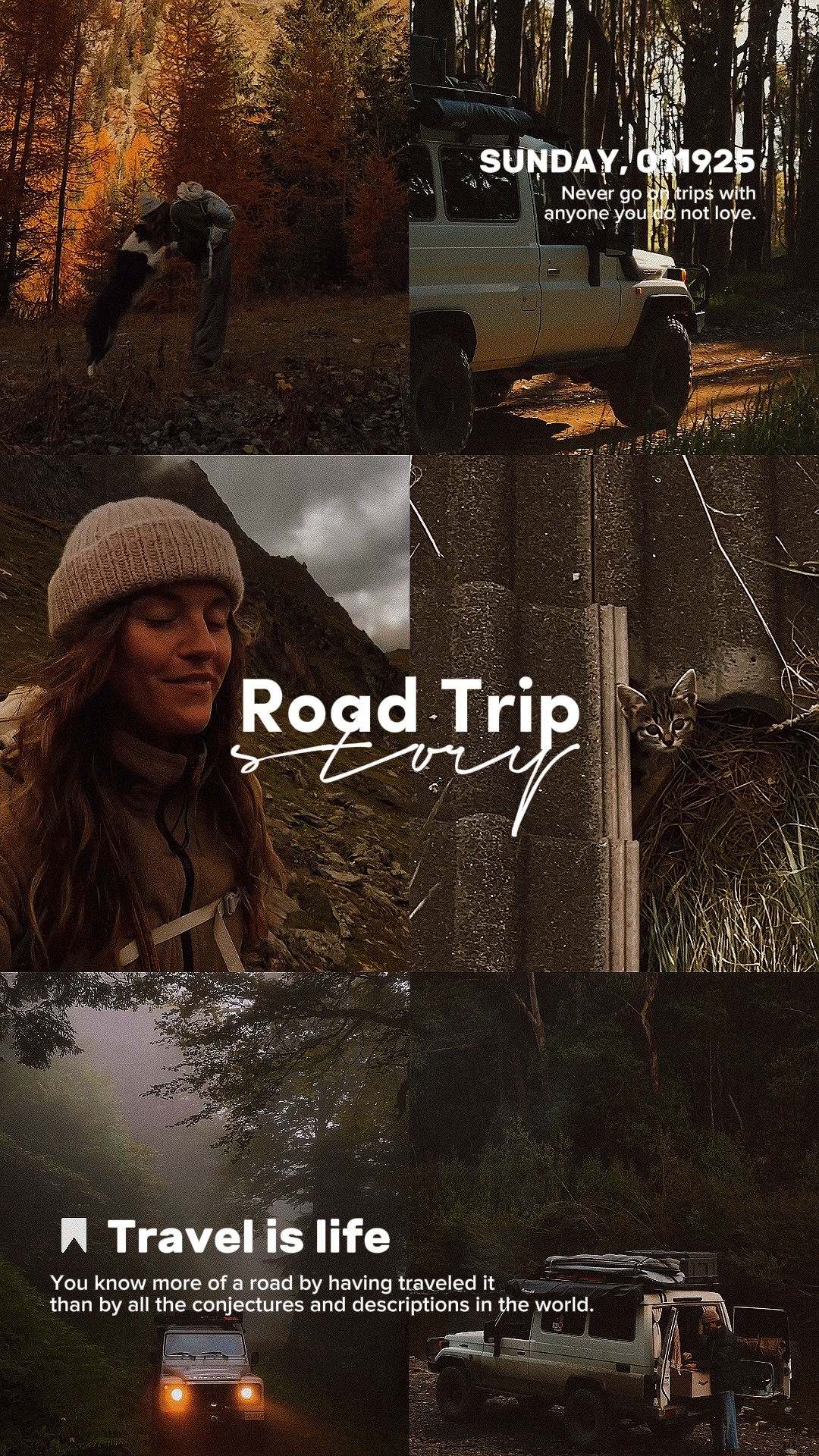 Historia de viaje por carretera
