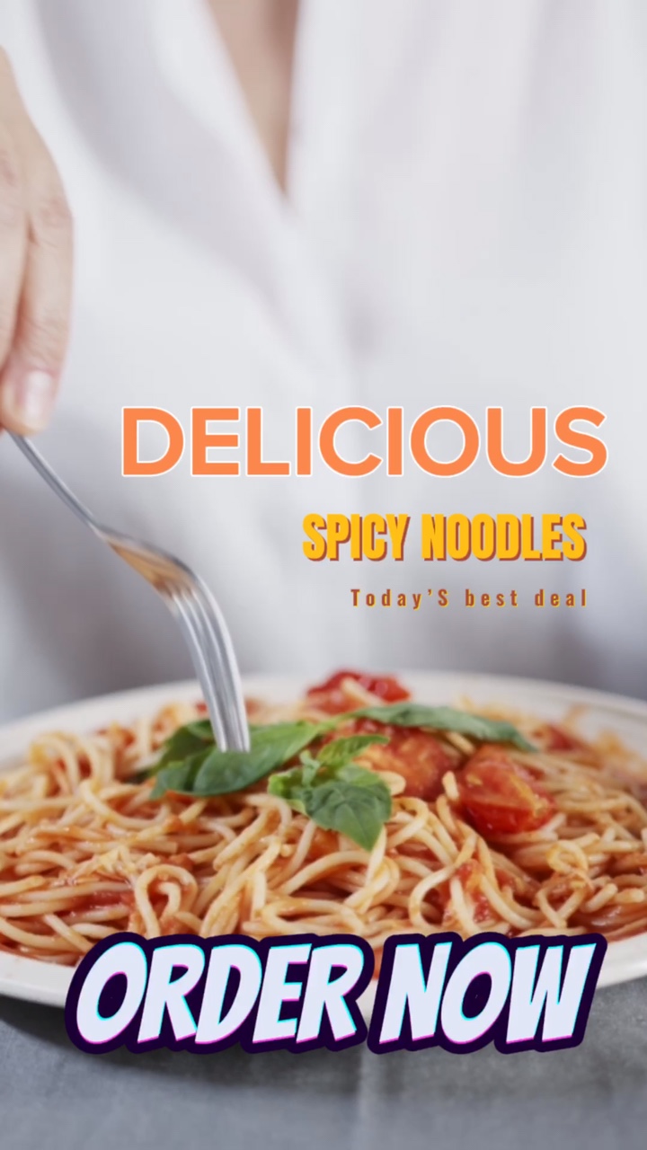 Tampilan Produk Makanan Mie Gaya Tiktok
