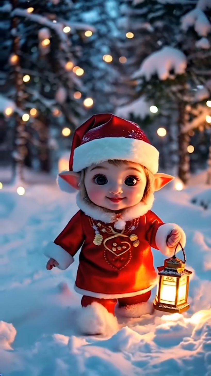 Pequeño Papá Noel de Navidad
