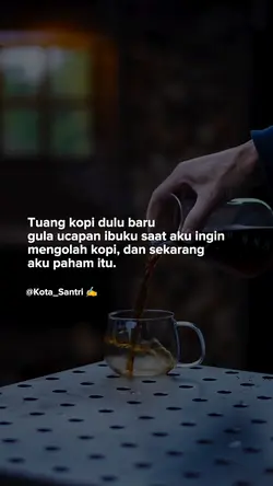Tuang kopi dulu
