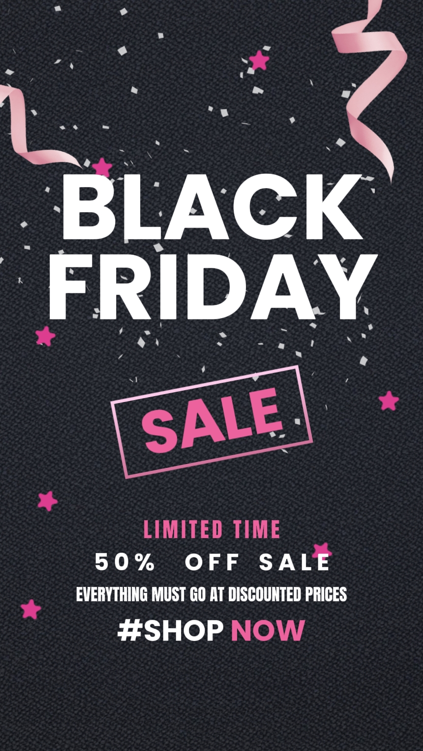 Motion Posters Black Friday Marketing