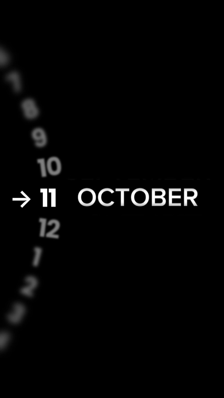 BIRTHDAY 11 OCTOBER 