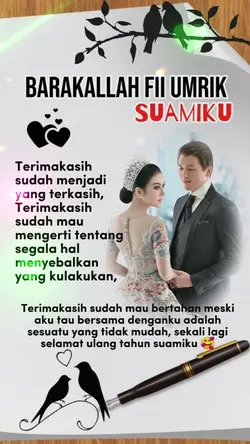 Selamat ultahSuamiku