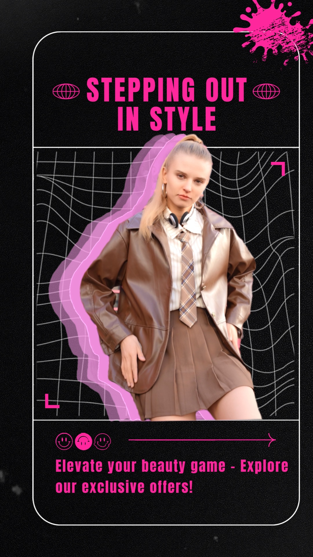 Plantilla De Ropa De Estilo Oscuro