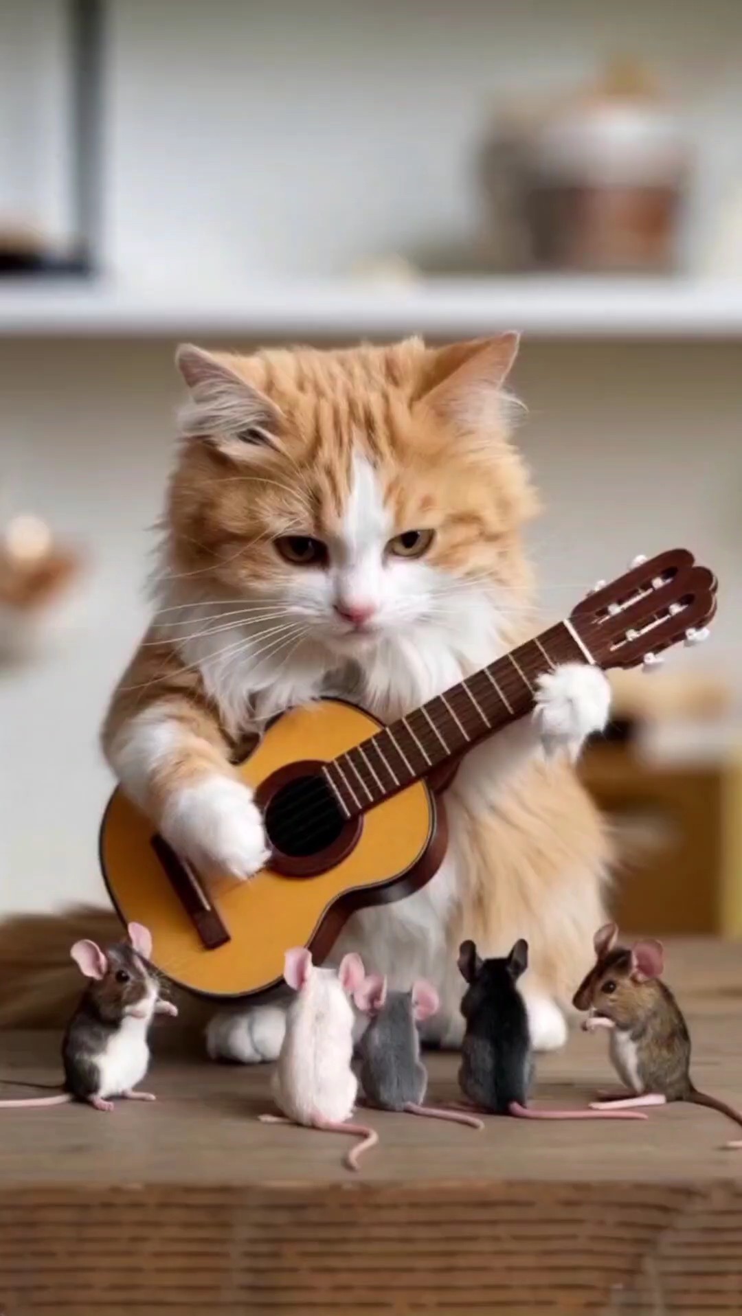 Gitar çalan kedi 