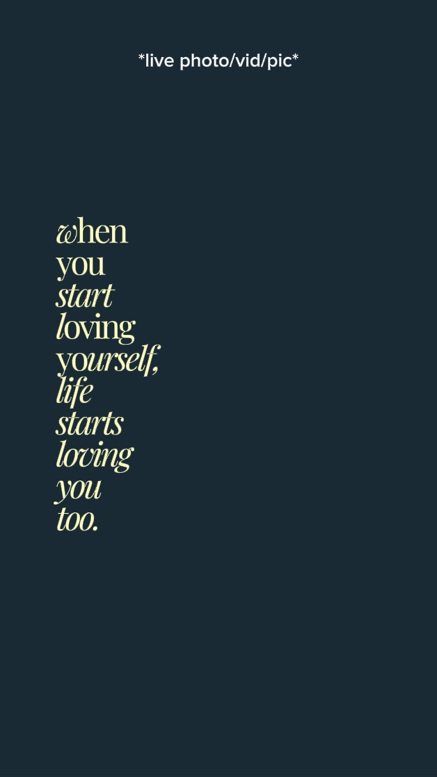 Life starts loving u