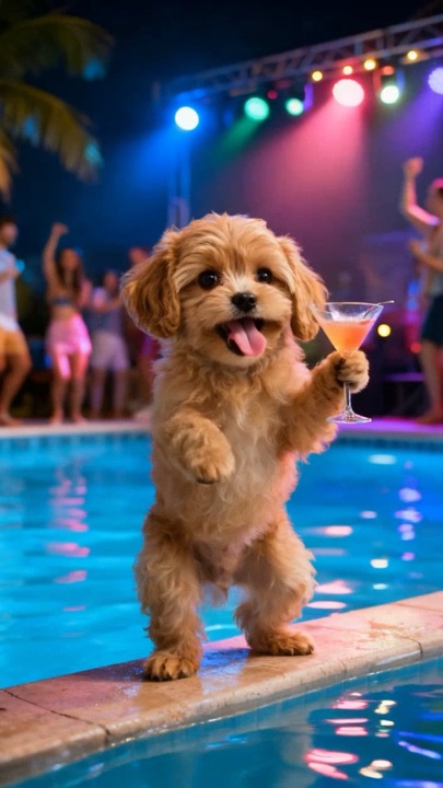 Pet dance party