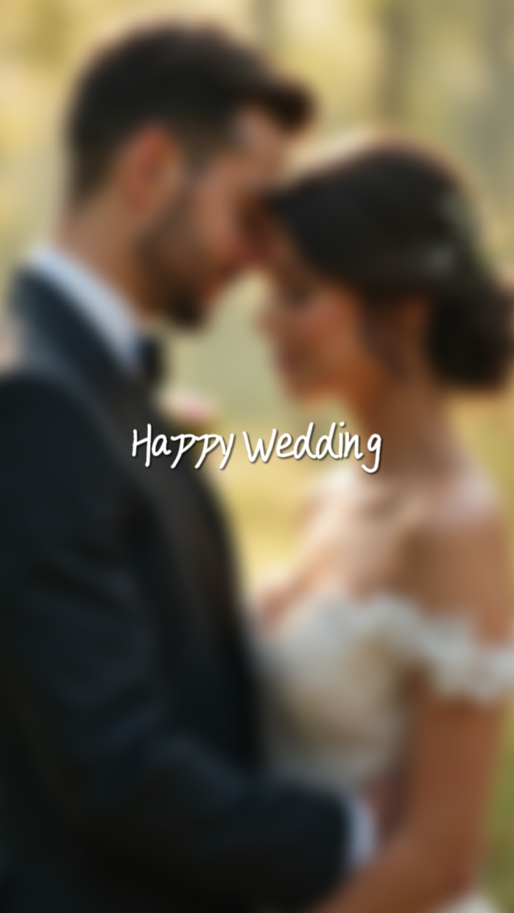 Happy wedding