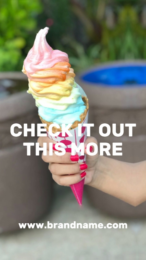 Tampilan Produk Es Krim Gaya TT
