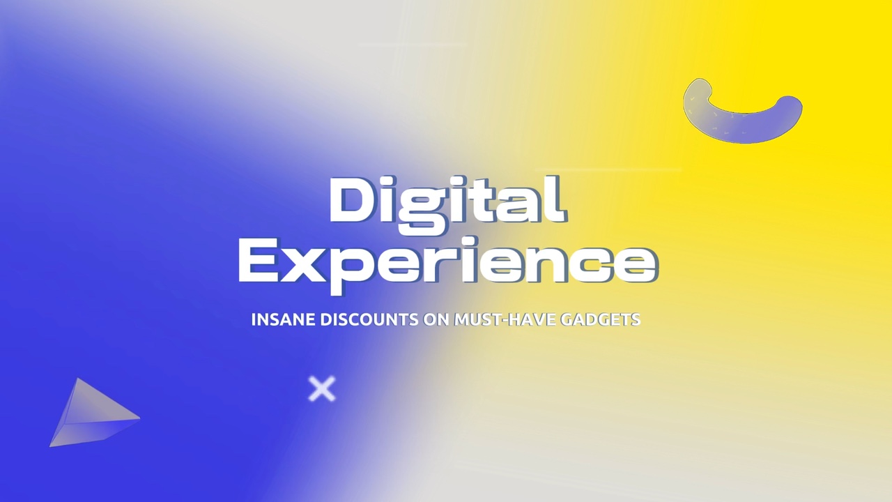 Mga Digital na Produkto Display ng Produkto Template ng Negosyo Maliwanag na Estilo