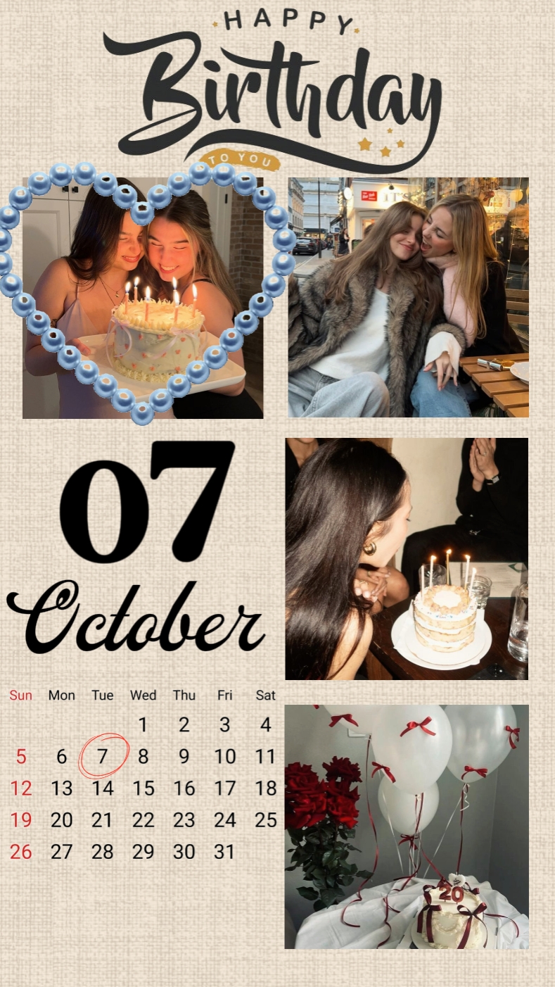 BIRTHDAY 7 OCTOBER