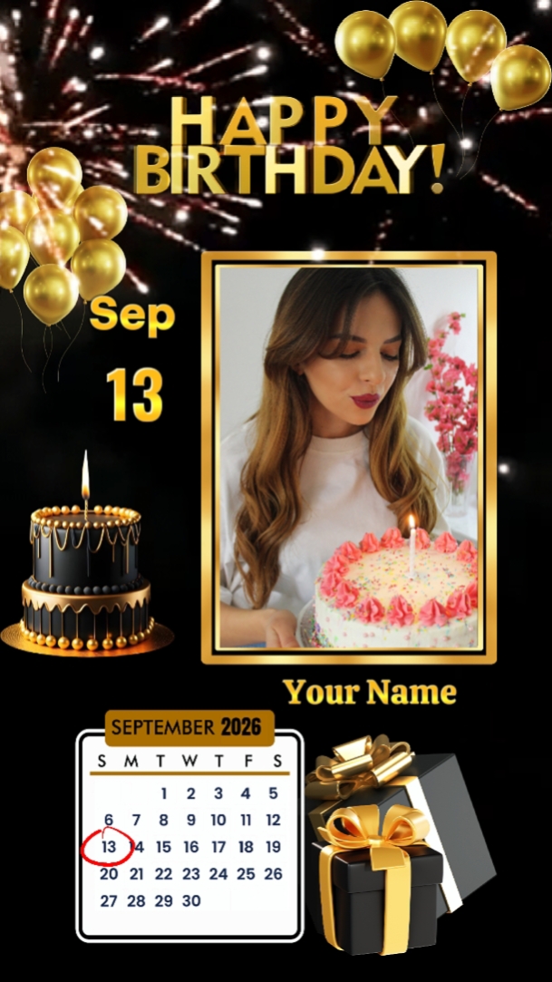 Feliz cumpleaños 13 de septiembre 
