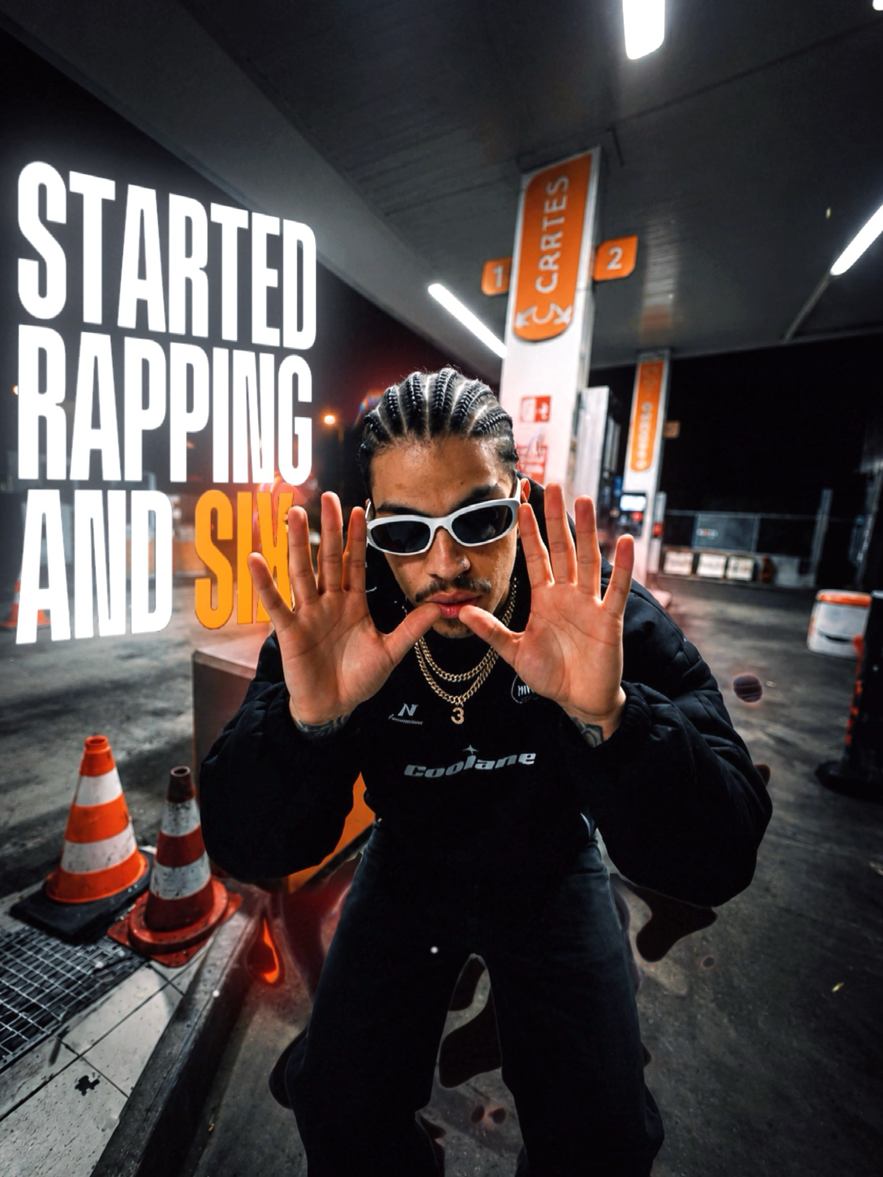 Started rapping