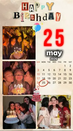 birthday 25 may 2026