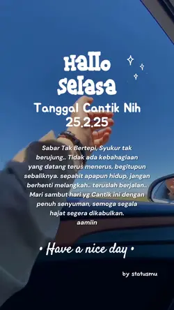 hallo selasa cantik