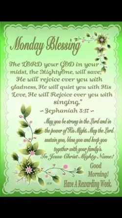 Monday blessings