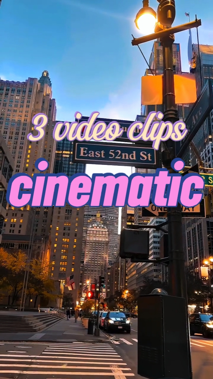 3 clips cinematográficos