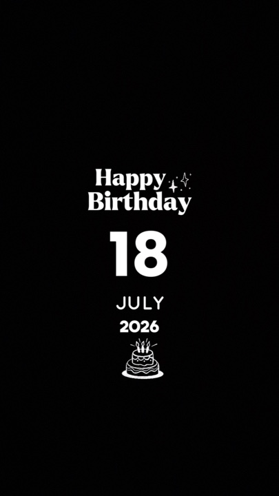 Happy birthday 