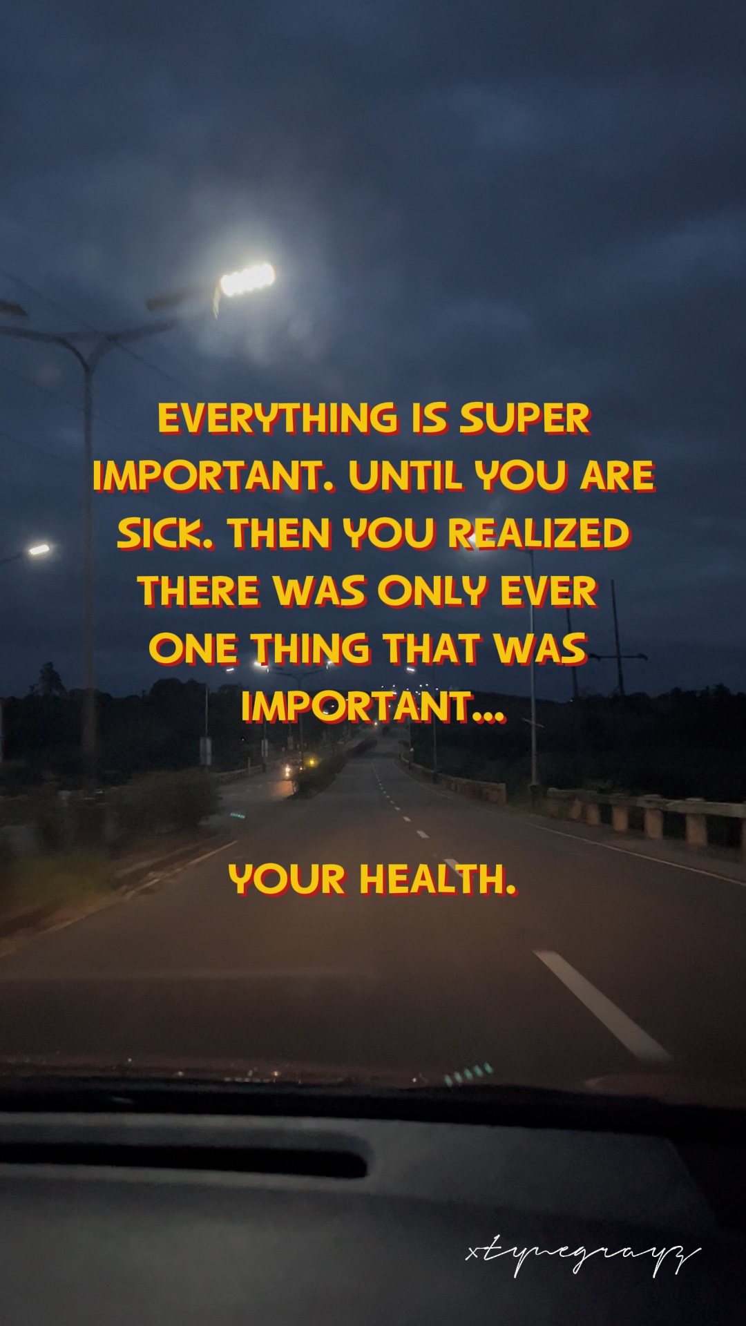 La salud es importante
