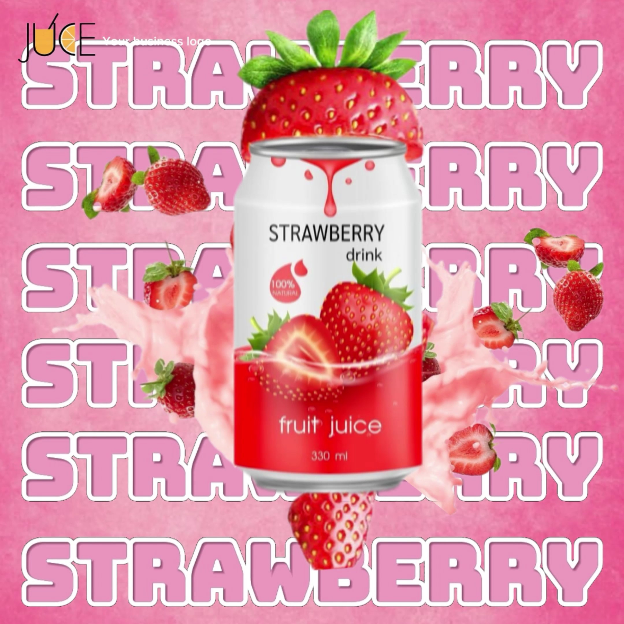 Minuman Stroberi 