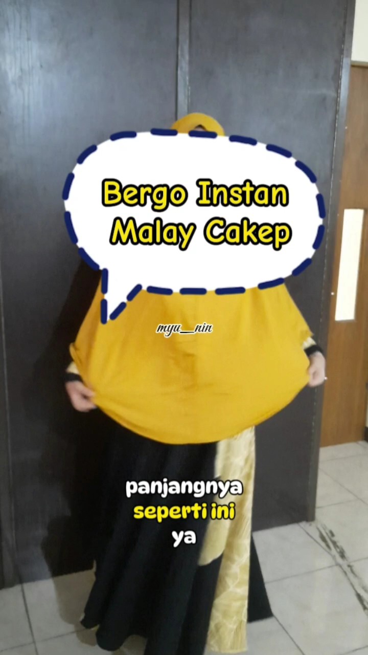 Bergo Instan Cakep
