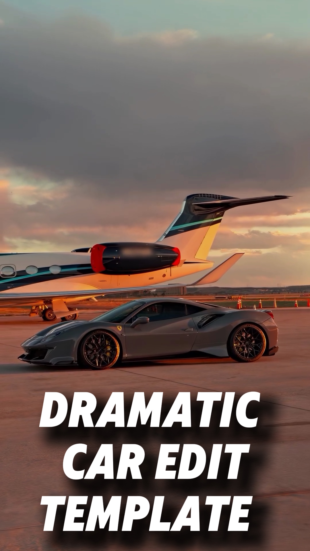 Edição dramática do carro