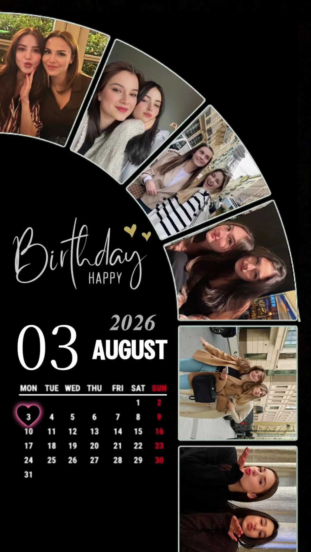 Geburtstag 03. August