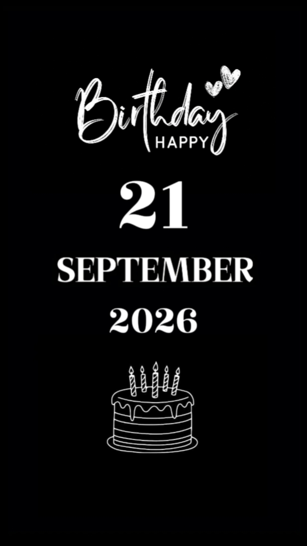 BDAY DAUGHTER 21 SEP