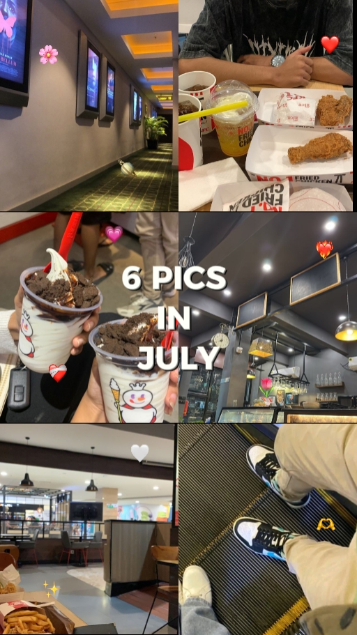 6 fotos em julho