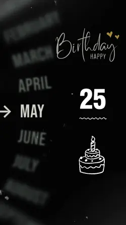 25 MAY BIRTHDAY
