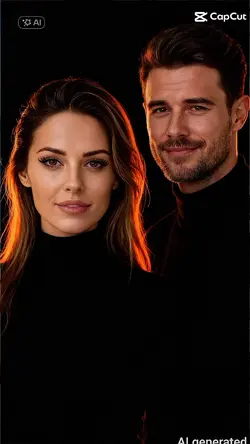 foto IA casal