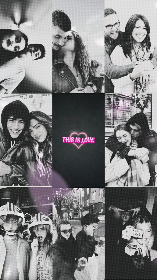 Collage de pareja 