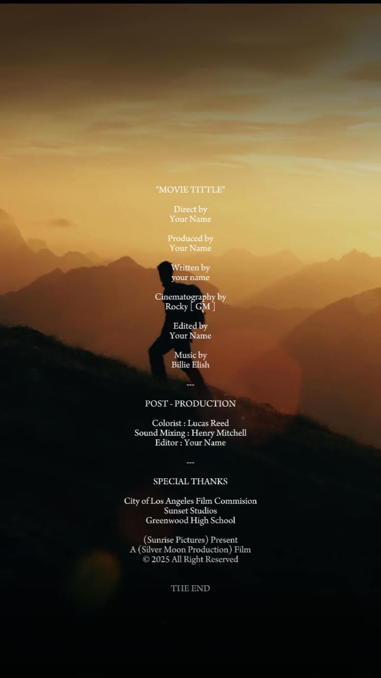 Terminando Película Película