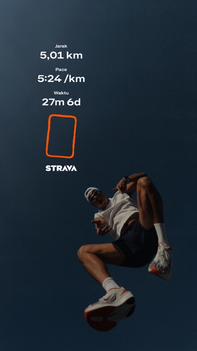 Strava correndo 