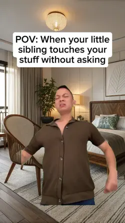 sibling touches your