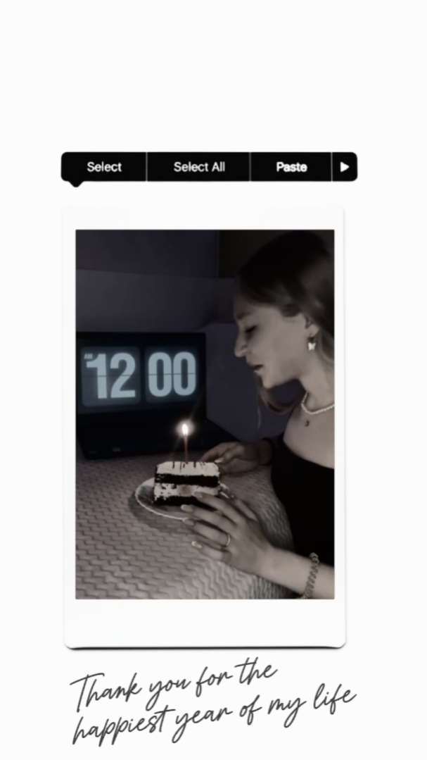 Feliz aniversário para mim
