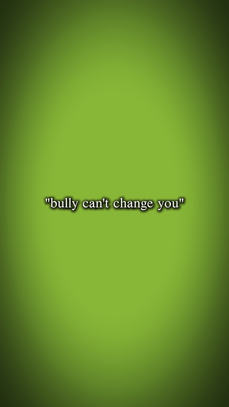 can't change you