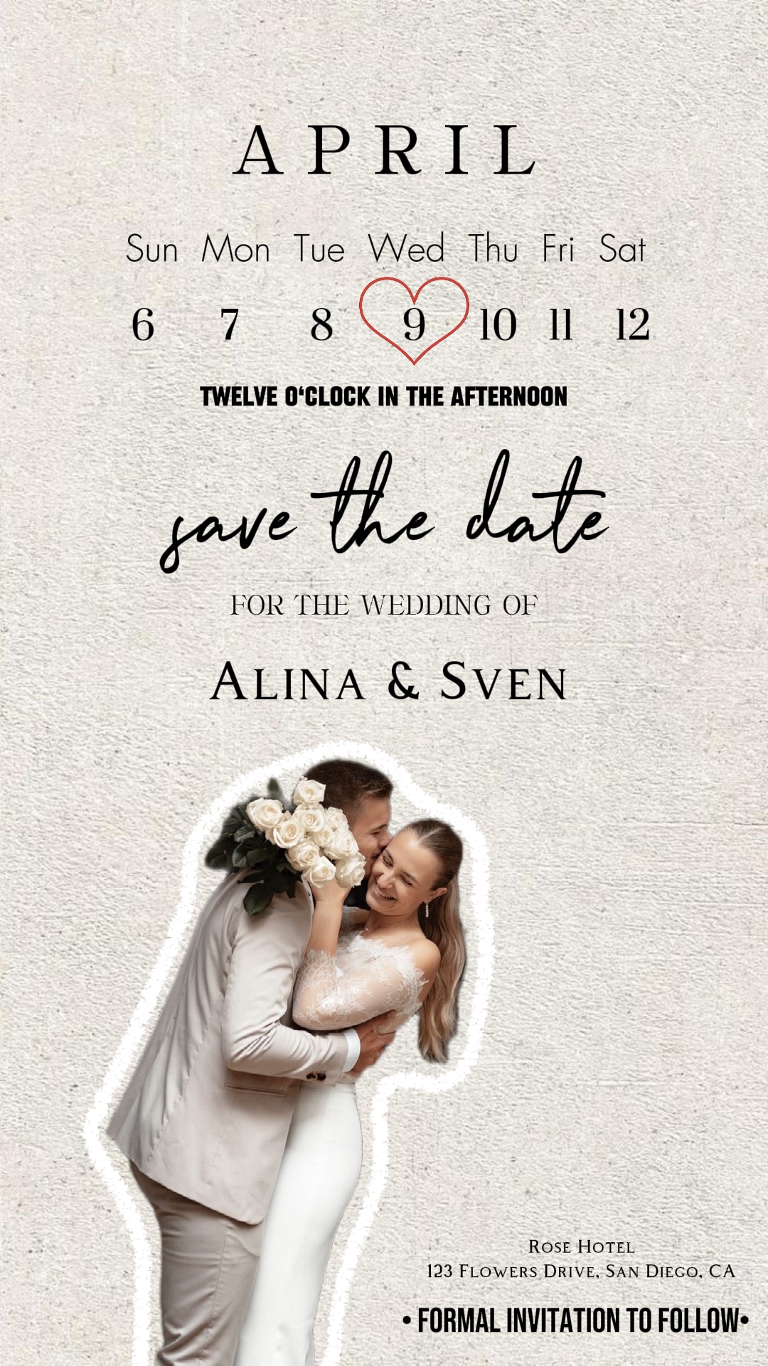 Invitation de mariage