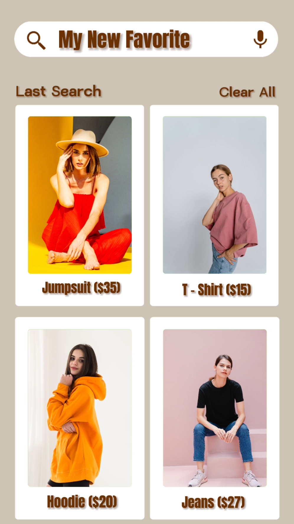 Vêtements UI Style TikTok