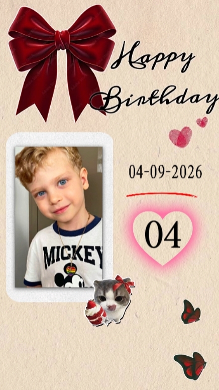 HBD HIJO 04 SEP