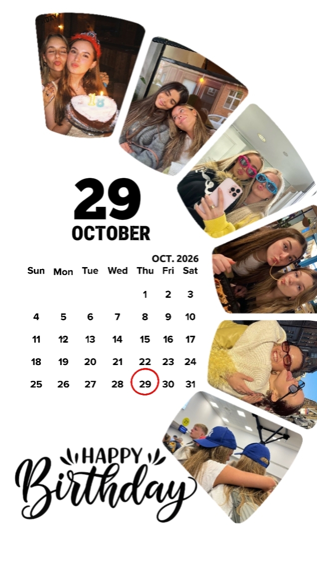 BIRTHDAY 29 OCTOBER